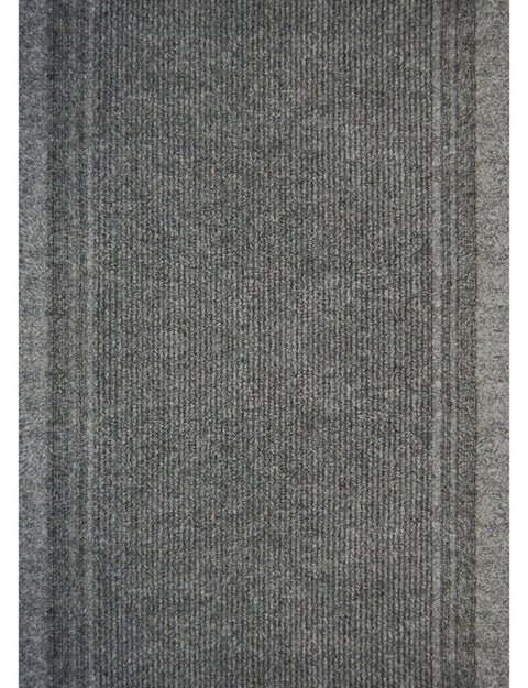 Multy Home Tracker 60 ft. L X 26 in. W Gray Nonslip Carpet Runner