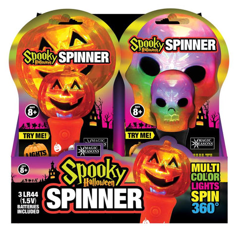 Magic Seasons 7.5 in. Prelit Spooky Spinner Lights (Pack of 12)