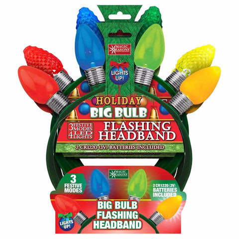 Magic Seasons Scorpion Master 9 in. Big Bulb Headband 1 pk (Pack of 24)