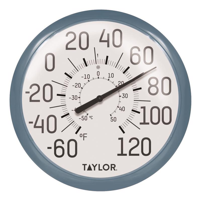 Taylor Dial Thermometer Plastic Teal 13.25 in. (Pack of 4)