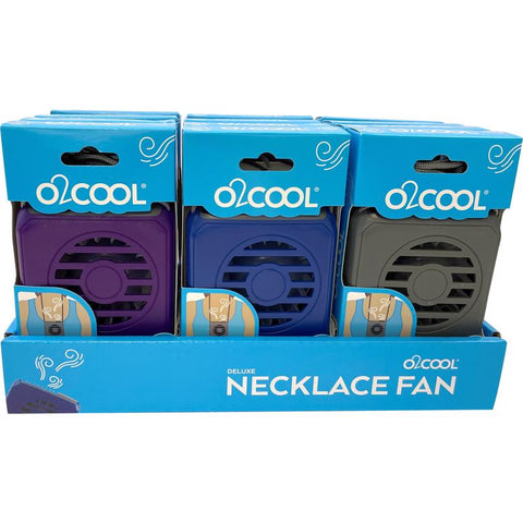 O2Cool Deluxe Necklace 6.69 in. H X 2.5 in. D 1 speed Personal Fan (Pack of 12)