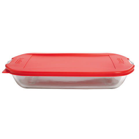 Anchor Hocking Essentials Cake Pan Cherry Red