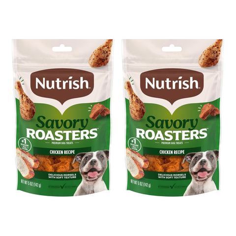 Rachael Ray Nutrish Chicken Savory Roasters Dog Treats, 5 oz. ( 2 PACK)