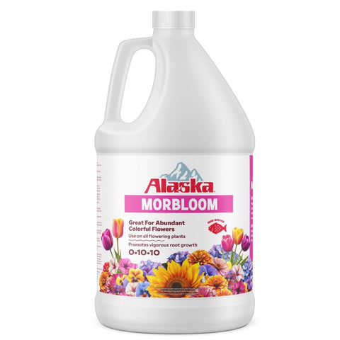 Alimento líquido orgánico para plantas Alaska Morbloom, 1 galón