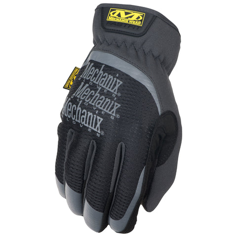 Guantes de trabajo para hombre Mechanix Wear FastFit para interiores/exteriores, grises, talla M, 1 par