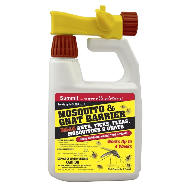 Summit Mosquito & Gnat Barrier Insect Killer Liquid Concentrate 32 oz (Pack of 6)