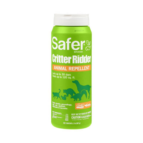 Safer Brand Critter Ridder Animal Repellent Granules For Most Animal Types 2 lb (Pack of 6)