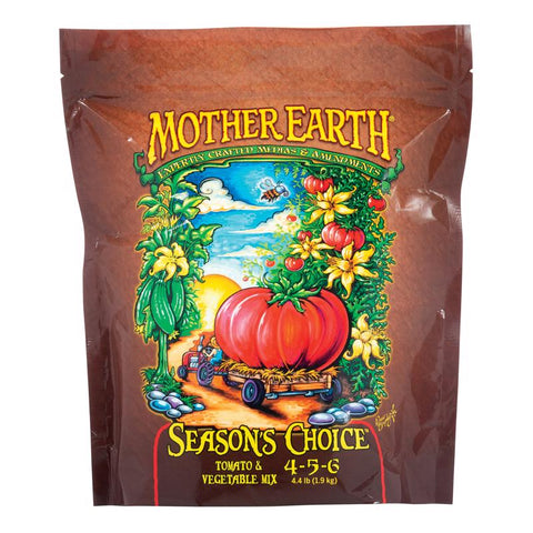 Mother Earth Seasons Choice Vegetables 4-5-6 Fertilizante 4.4 lb