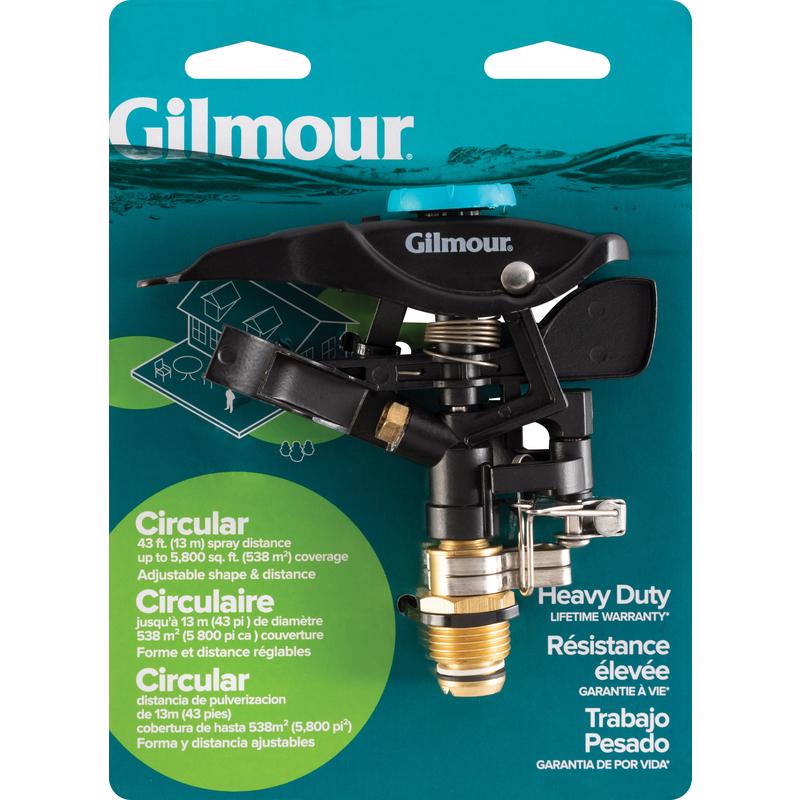 Aspersor de impacto Gilmour 5800 pies cuadrados 1 ud.