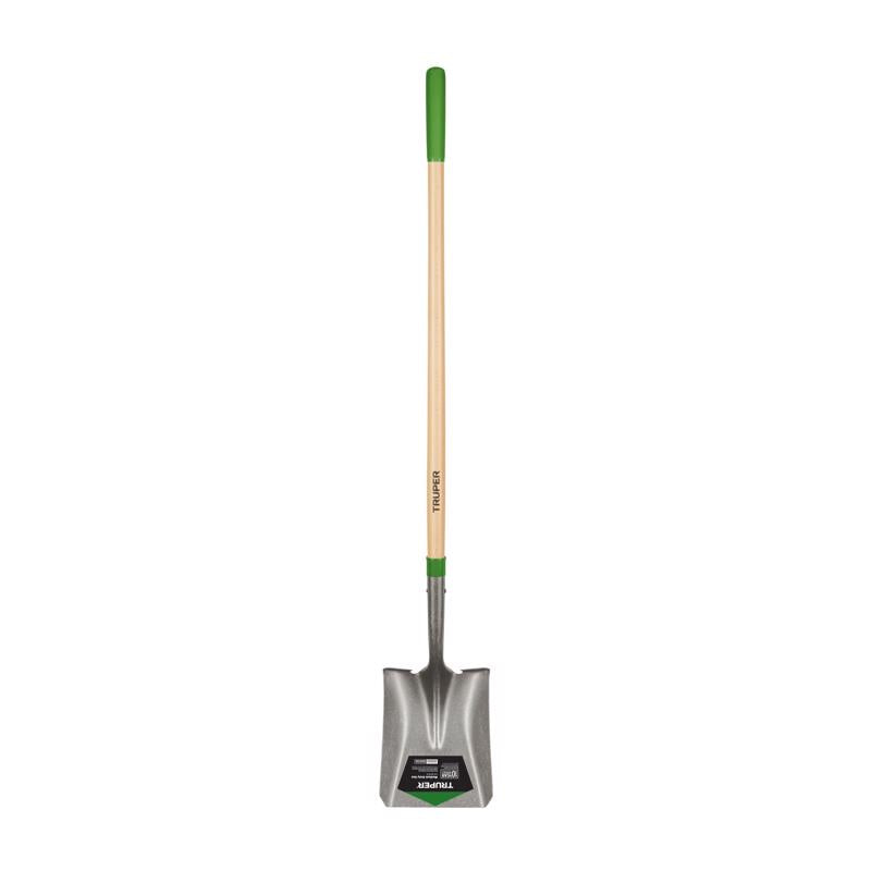 Truper 58 in. Steel Square Transfer Shovel Wood Handle (Pack of 6)