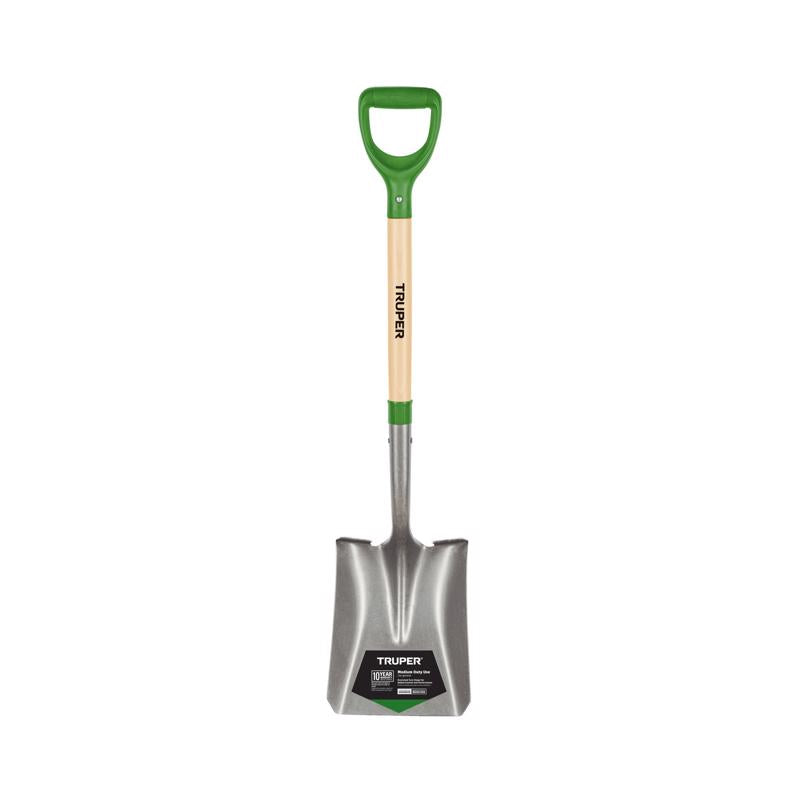 Truper 41 in. Steel Square Transfer Shovel Wood Handle (Pack of 6)