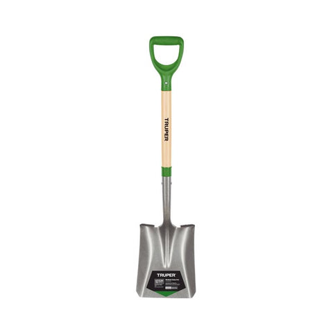 Truper 41 in. Steel Square Transfer Shovel Wood Handle (Pack of 6)