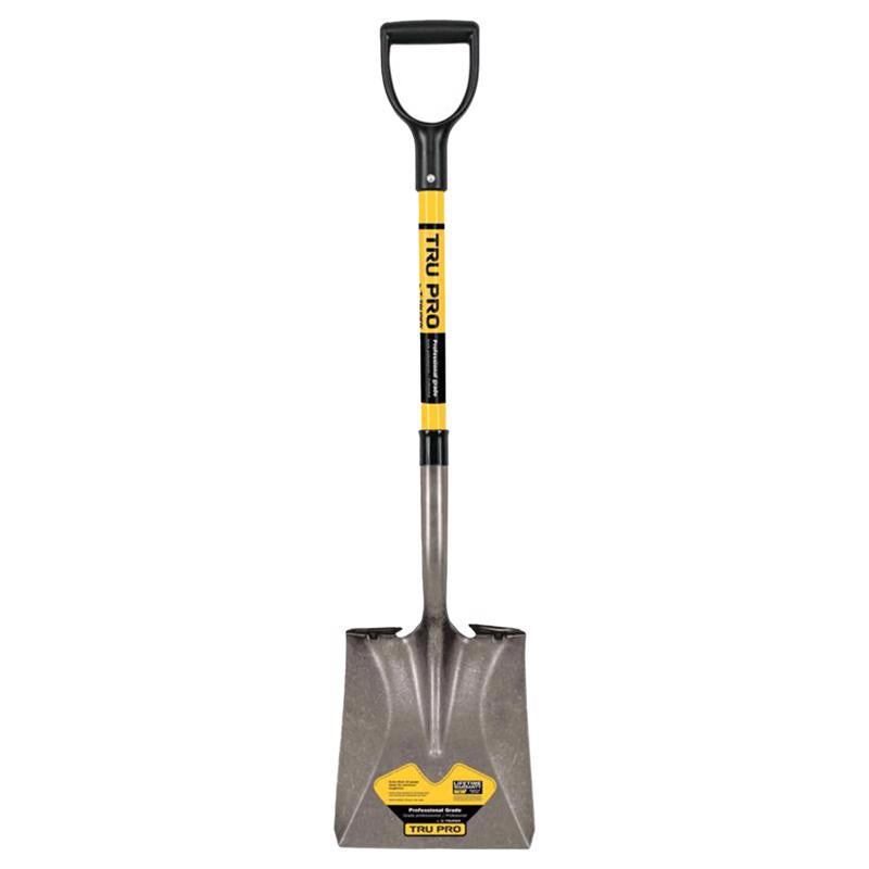 Truper Tru-Tough 41 in. Steel Square Transfer Shovel Fiberglass Handle (Pack of 6)