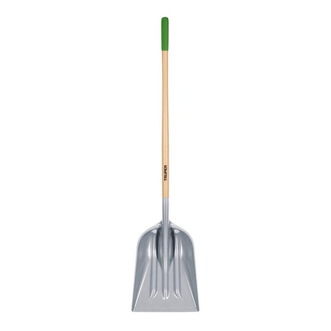 Truper Tru-Tough 62 in. Plastic Scoop Shovel Wood Handle (Pack of 3)