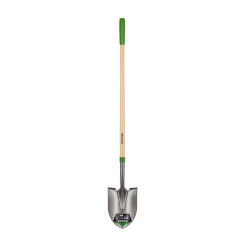 Truper 58.25 in. Steel Round Digging Shovel Wood Handle (Pack of 6)