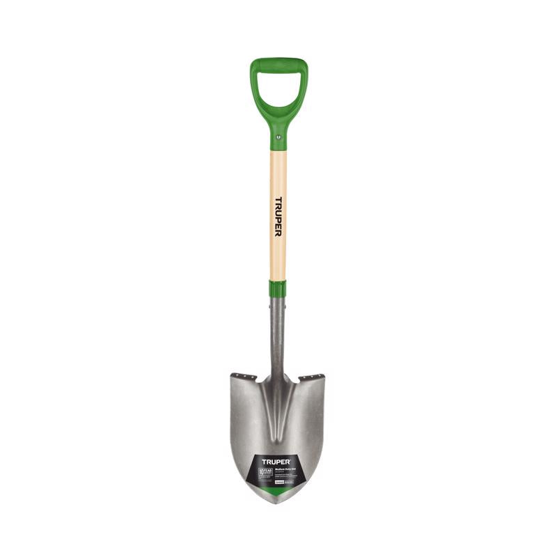 Truper 41 in. Steel Round Digging Shovel Wood Handle (Pack of 6)