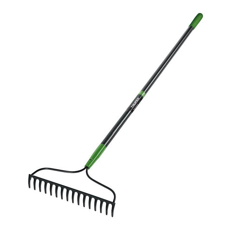 Truper Tru-Tough 60.5 in. 16 Tine Steel Bow Rake Fiberglass Handle (Pack of 6)