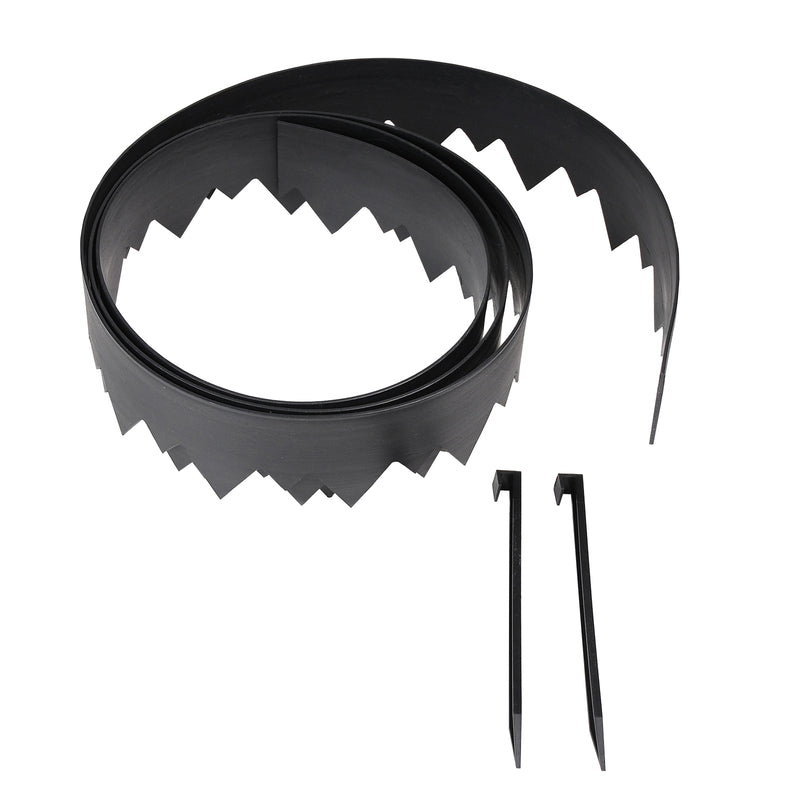 EasyFlex Plastic Black Landscape Edging Kit (Pack of 3)