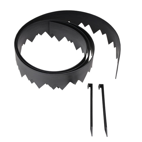 EasyFlex Plastic Black Landscape Edging Kit (Pack of 3)
