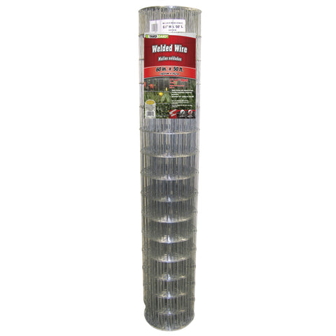 YardGard 60 in. H X 50 ft. L Galvanized Steel Multi-Purpose Fence Silver
