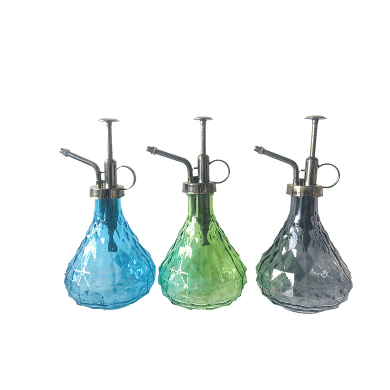 Meadowcreek Assorted 10 oz Glass Globe Plant Mister (Pack of 12)