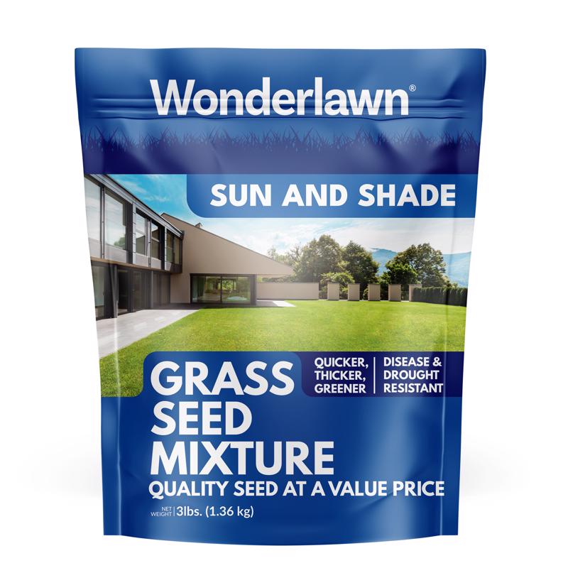Wonderlawn Mixed Sun or Shade Grass Seed 3 lb