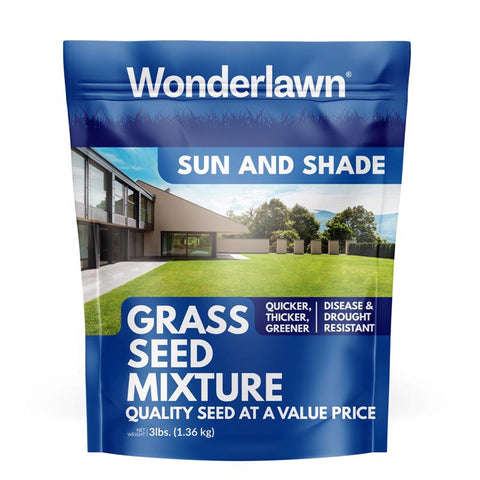 Wonderlawn Mixed Sun or Shade Grass Seed 3 lb
