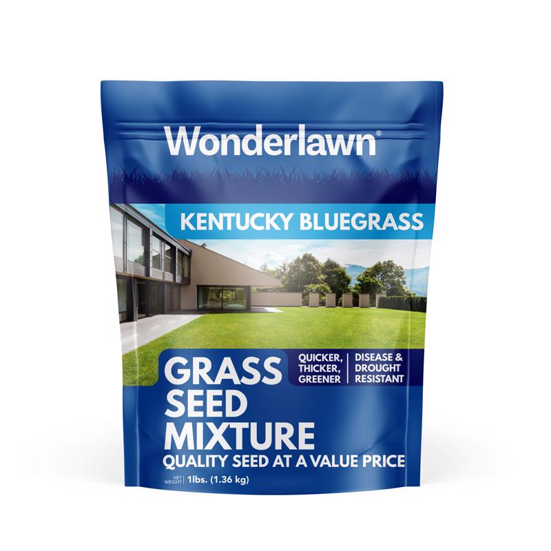 Wonderlawn Kentucky Bluegrass Full Sun Grass Seed 1 lb