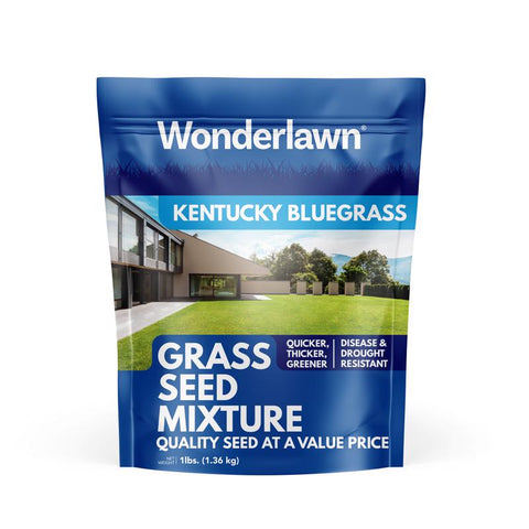 Wonderlawn Kentucky Bluegrass Full Sun Grass Seed 1 lb
