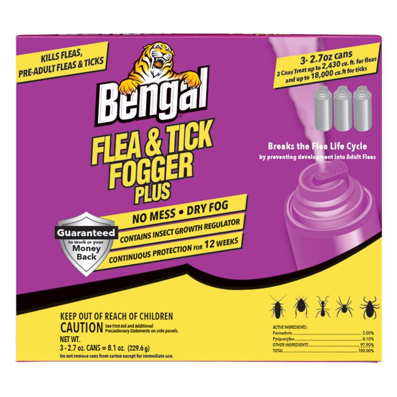 Bengal Plus Flea & Tick Killer Fog 3-2.7 oz (Pack of 6)