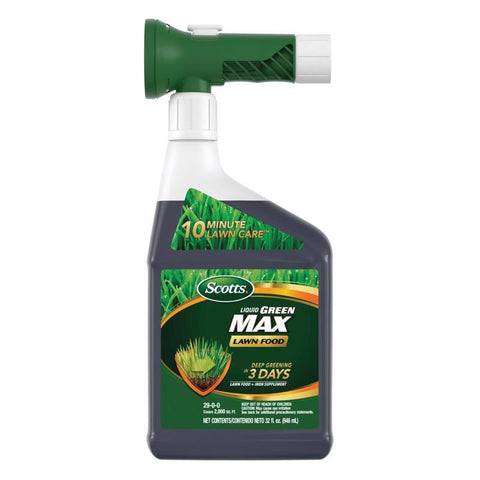 Scotts Liquid Green Max All-Purpose Lawn Fertilizer For Multiple Grass Types 2000 sq ft
