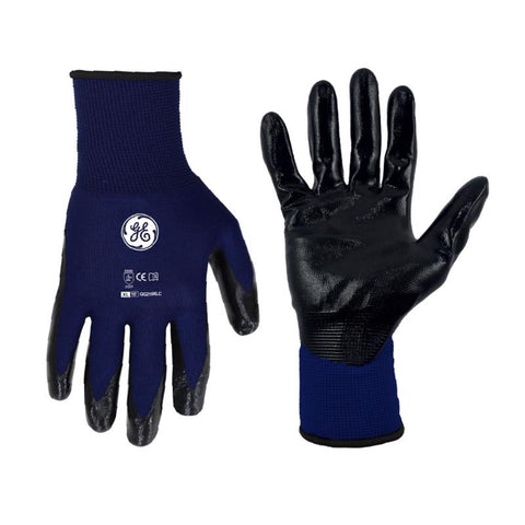 Guantes unisex sumergidos General Electric negros/azules, talla XL, 1 par