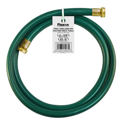 Flexon Female & Female 5/8 in. D X 6 ft. L Light Duty Leader Hose