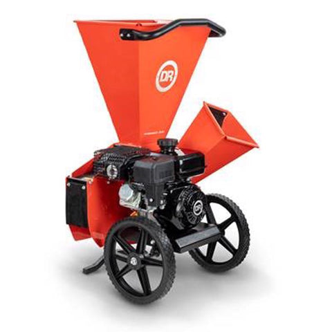 Trituradora y astilladora de madera a gasolina OHV DR Power Equipment PREMIER 320 de 3 pulg. de diámetro y 223 cc