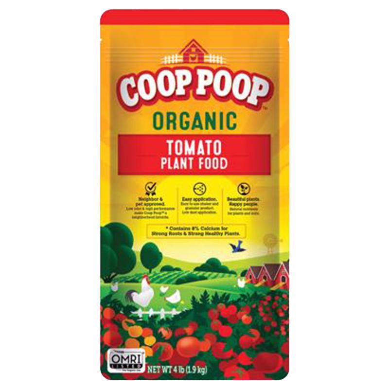 Coop Poop Alimento orgánico para plantas de tomate, 4 lb (Paquete de 8)