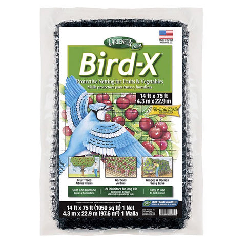 Gardeneer Bird-X 75 ft. L X 14 ft. W Bird Netting (Pack of 6)
