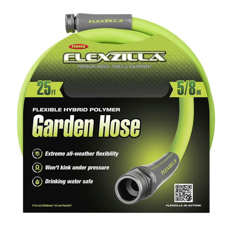Legacy Flexzilla 5/8 in. D X 25 ft. L Heavy Duty Premium Grade Garden Hose