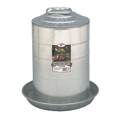 Miller Little Giant 3 gal Steel Poultry Waterer
