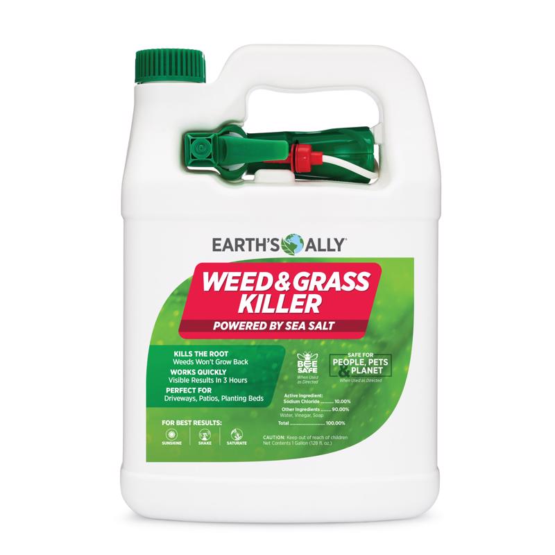 Earth's Ally Weed & Grass Killer Weed and Grass Killer RTU Liquid 1 gal (Pack of 4)