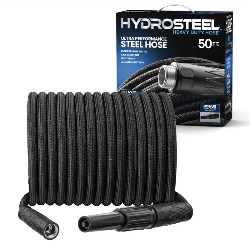 Hydrosteel 5/8 in. D X 50 ft. L Heavy Duty Garden Hose