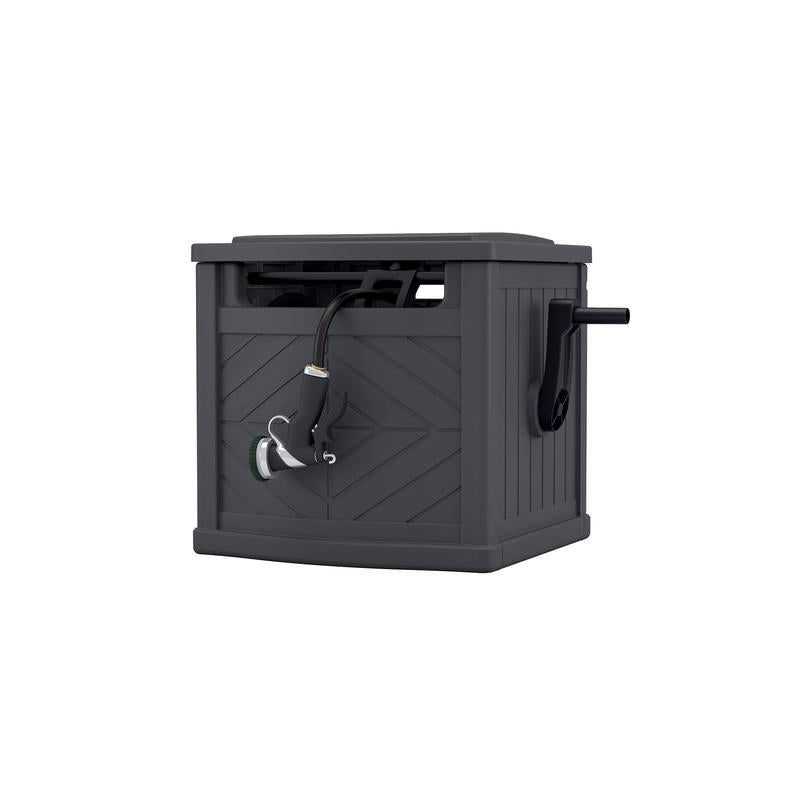 Suncast 150 ft. Gray Hideaway Hose Reel