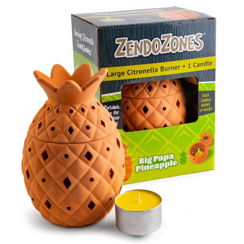 JT Eaton ZendoZones Citronella Candle Burner Candle 1 box