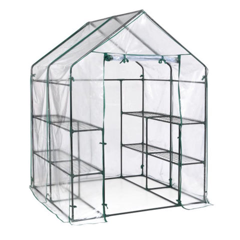 Invernadero transparente Miracle-Gro de 56 pulg. de ancho x 56 pulg. de profundidad x 76 pulg. de alto