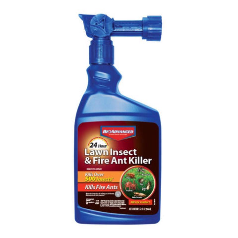 BioAdvanced 24 Hour Lawn Insect and Fire Ant Killer Spray 32 oz