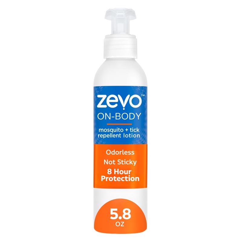 Zevo On-Body Lotion Insect Repellent Lotion For Mosquitoes/Ticks 5.8 oz (Pack of 12)
