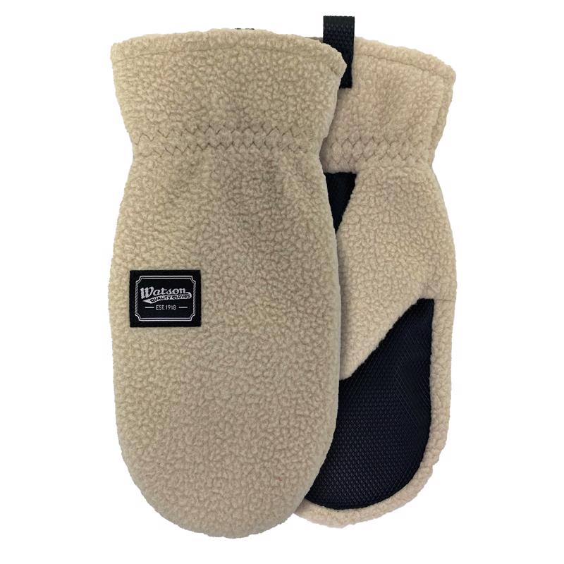 Watson Gloves L Polyester Lady Baa Mitt Cream Cold Weather Gloves