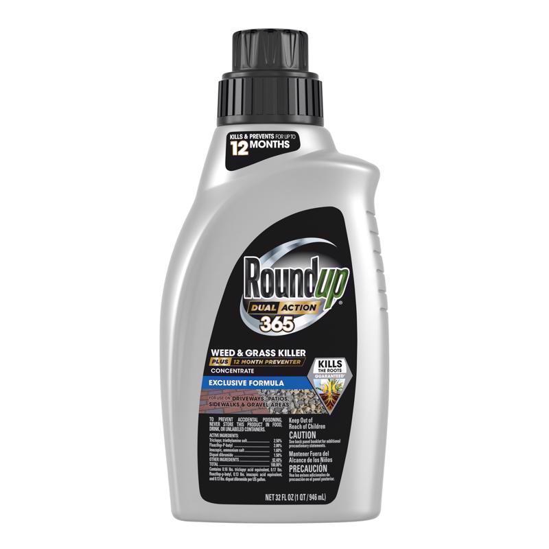 Concentrado Roundup para eliminar malezas y hierba, 32 oz
