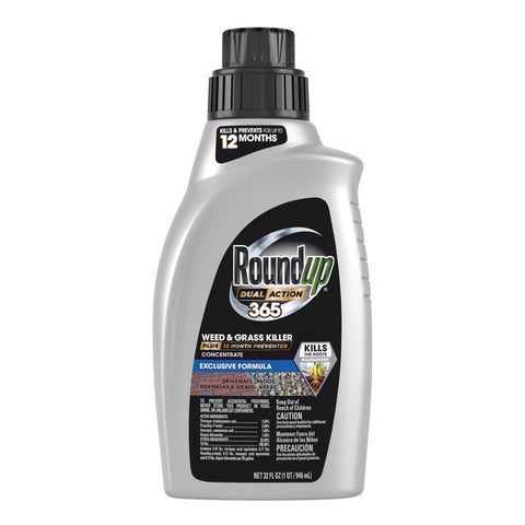 Concentrado Roundup para eliminar malezas y hierba, 32 oz