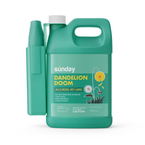 Sunday Dandelion Doom Herbicide RTU Liquid 128 oz (Pack of 3)