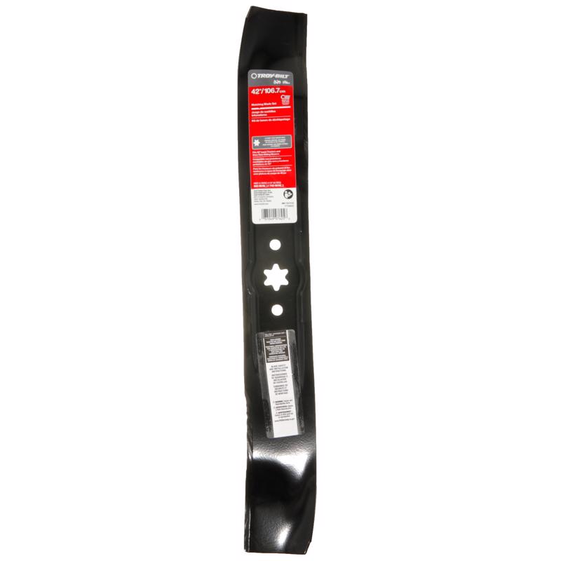 Troy-Bilt 42 in. Mulching Mower Blade Set For Riding Mowers 2 pk